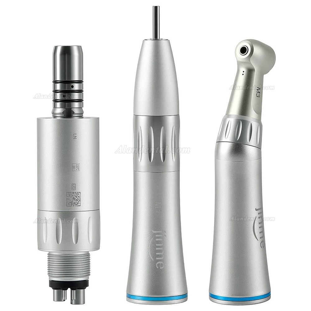 Jinme LN Low Speed Handpiece Kit Contra Angle Straight Handpiece & 4 Hole Air Motor